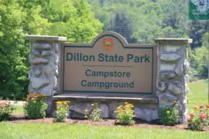 Dillon State Park Camping in Ohio