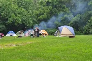 John Bryan State Park Camping in Ohio