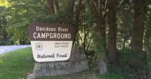 Camping in NC - Davidson River Campground