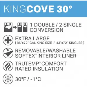 The King Cove Double Sleeping Bag review 6