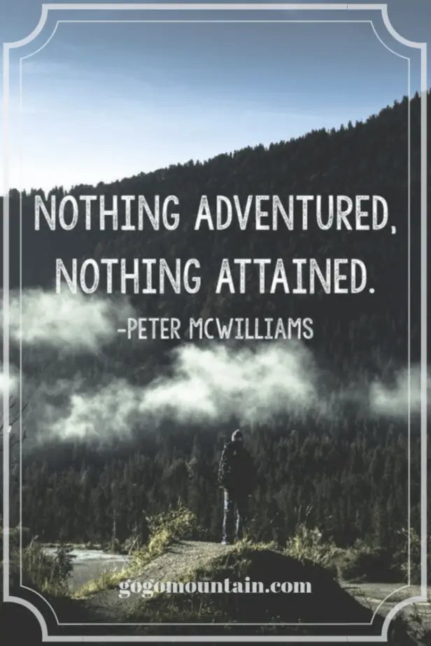 nothing adventured nothing attained