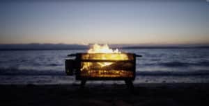 The Biolite Smokeless Portable Firepit Review by the sea