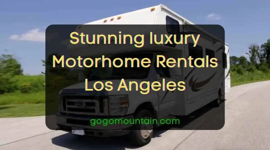 Stunning luxury Motorhome Rentals Los Angeles