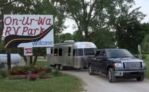 Des Moines East KOA Journey RV Campsite in IOWA