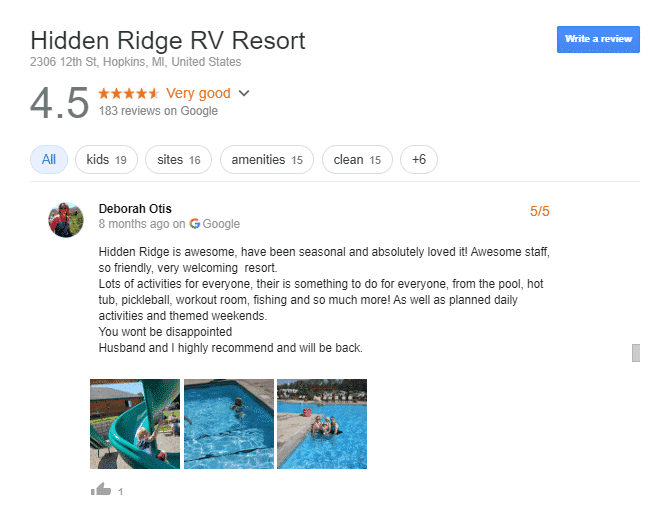Hidden Ridge RV Resort