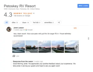 Petoskey RV Resort