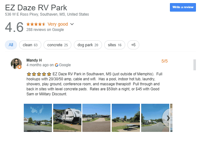 Luxury RV Campsites in Mississippi