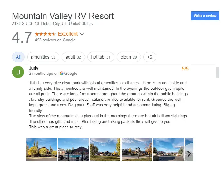 Luxury RV Campsite in Utah