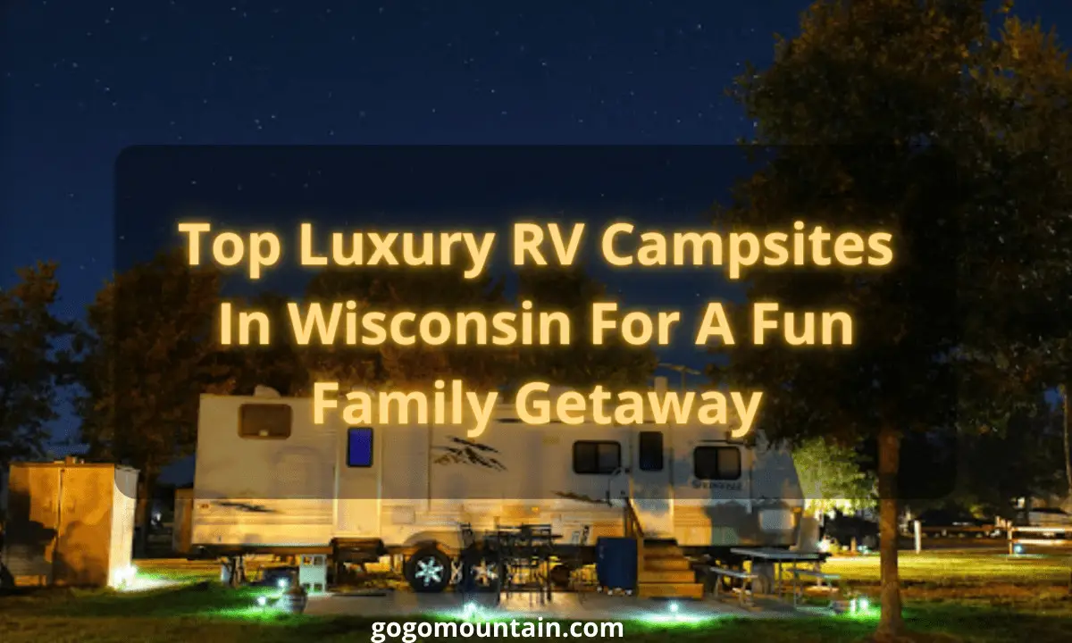 Luxury RV Campsite in Wisconsin