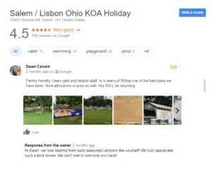 Luxury RV Campsites In Ohio