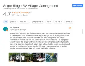 Luxury RV Campsites In Vermont