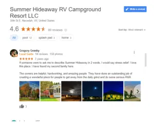 Luxury RV Campsites in Wisconsin
