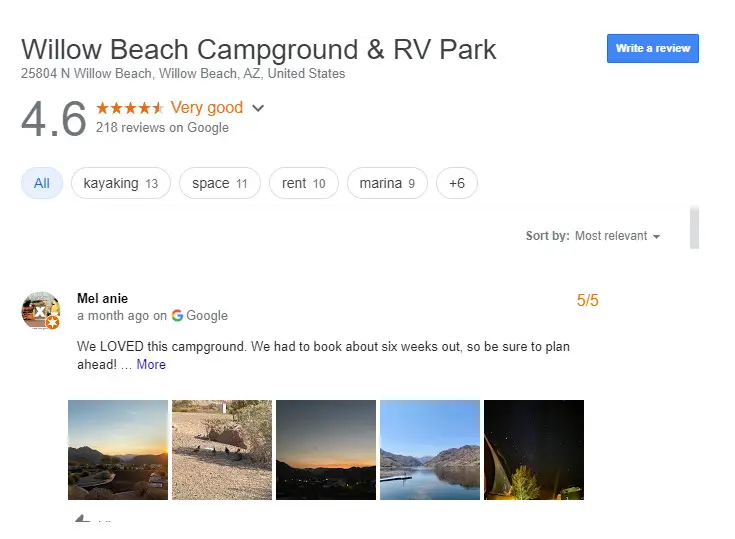 Luxury rv campsites In Nevada