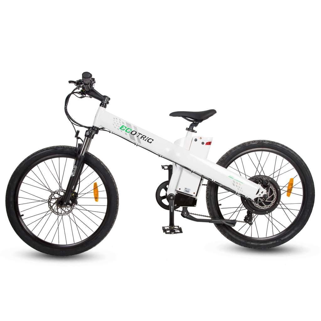 Ecotric Seagull Fat Tire Electric Mountain Bike in White - ecotric seagull review