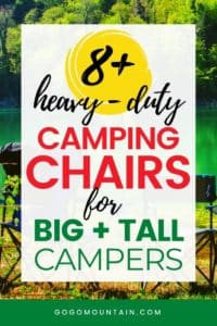 Best heavy duty camping chairs