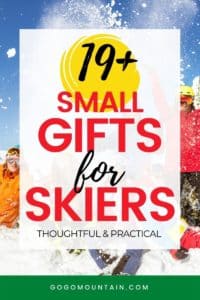 Small gifts for skiers