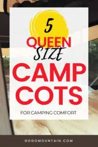 Best queen size cots for camping