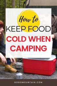 How To Keep Food Cold When Camping